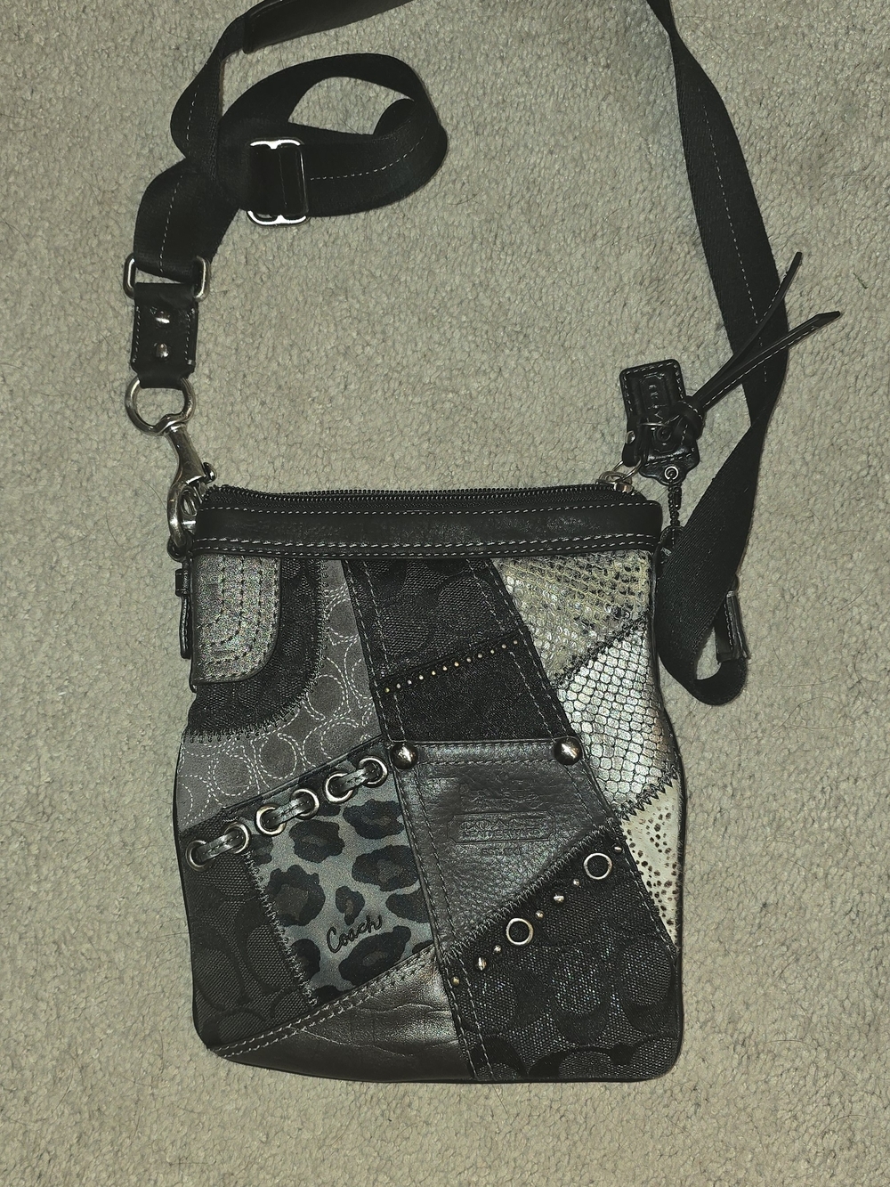 Coach Signature Patchwork Crossbody
